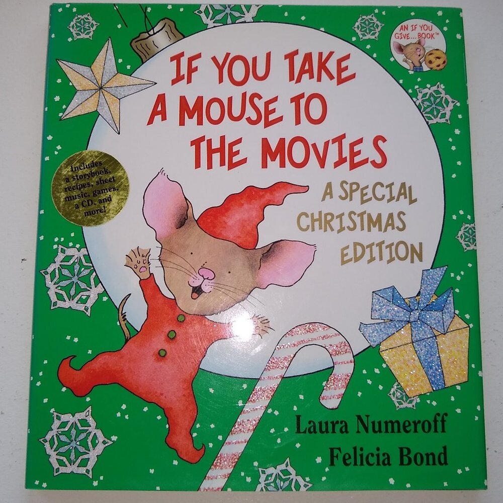 If You Take a Mouse to the Movies by Laura Numeroff + CD New
